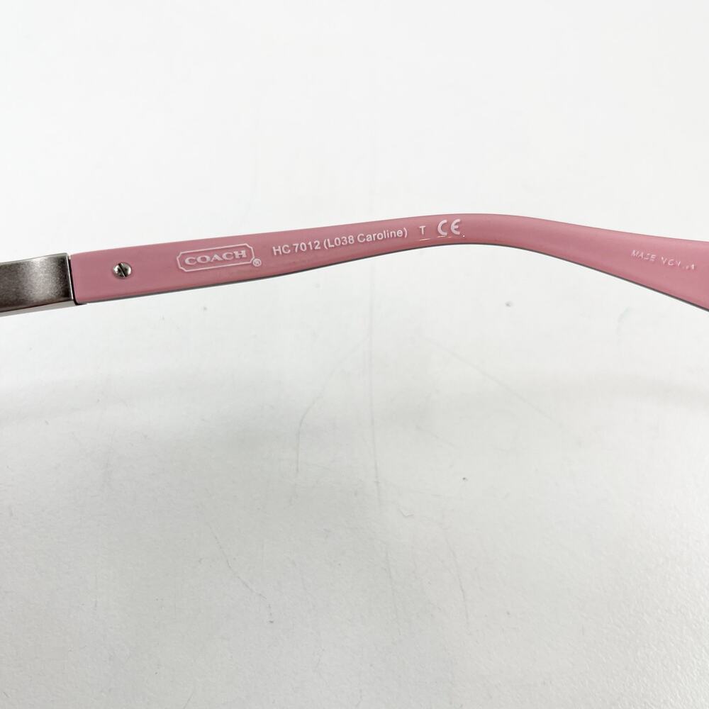 Coach Caroline 56mm Gradient Aviator Sunglasses Black Gray - Picture 6 of 6